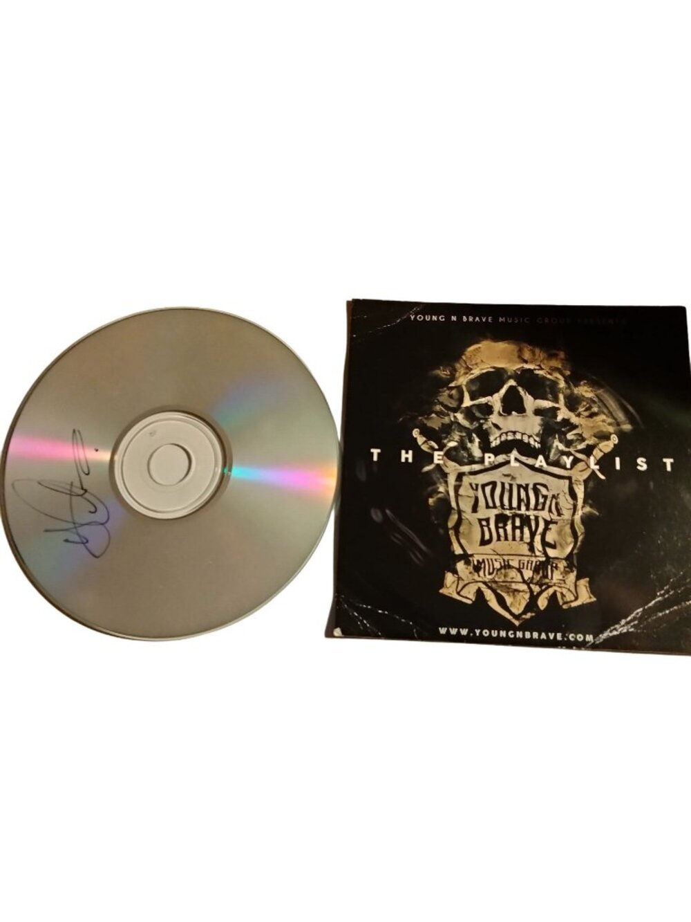 Young N Brave Playlist BMG Rapper King Louie Rico Bandana Signed Young Ace CD